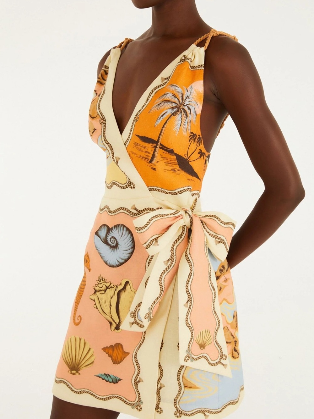 FARM RIO
RIO SOUVENIR SCARVES MINI DRESS - Picture 3 of 4